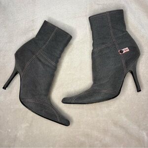 Christian Dior Vintage Grey Denim boots